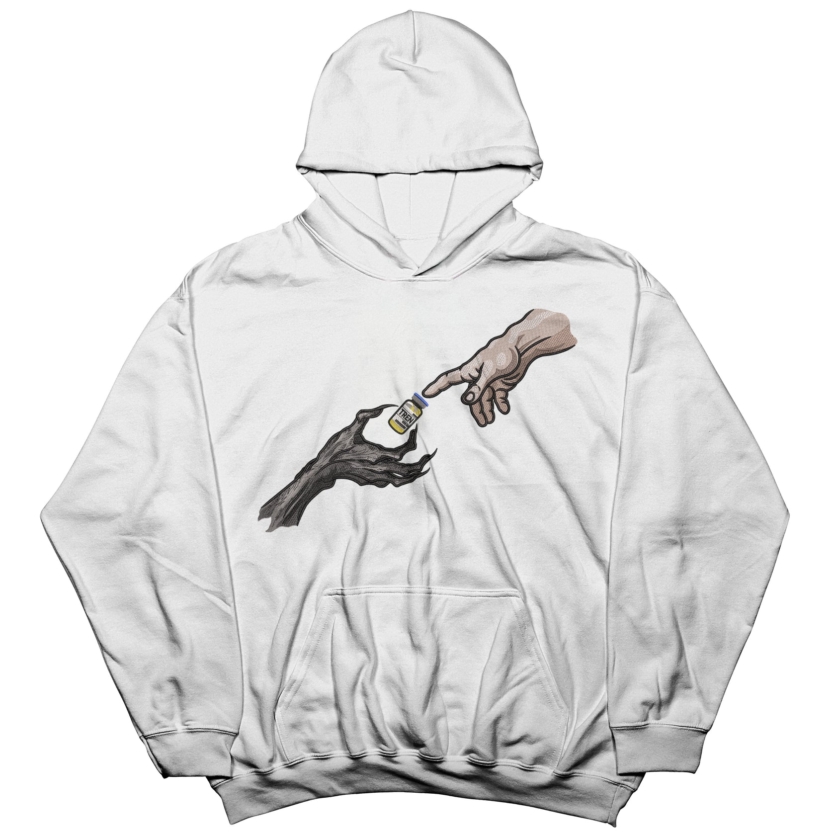 Gym | Berserk Arm with Tren embroidered Hoodie