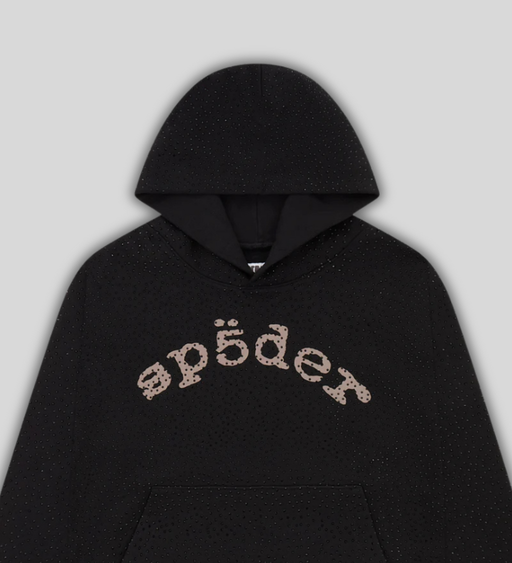 Rhinestone Spider Hoodie-[unisex]