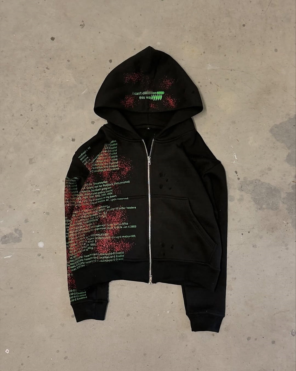 “CODE” ZIP UP