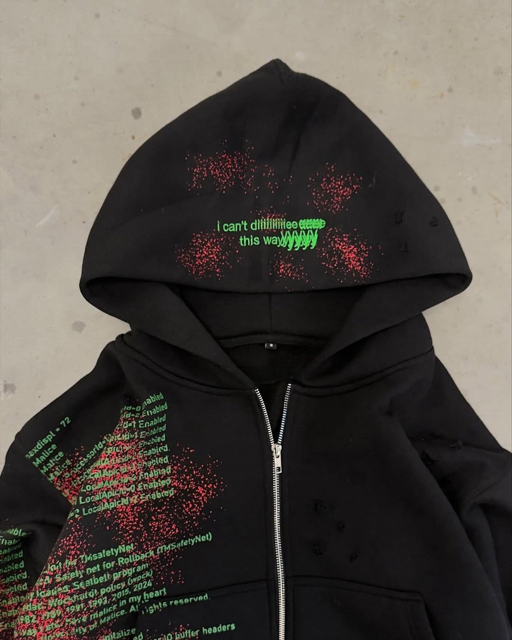 “CODE” ZIP UP