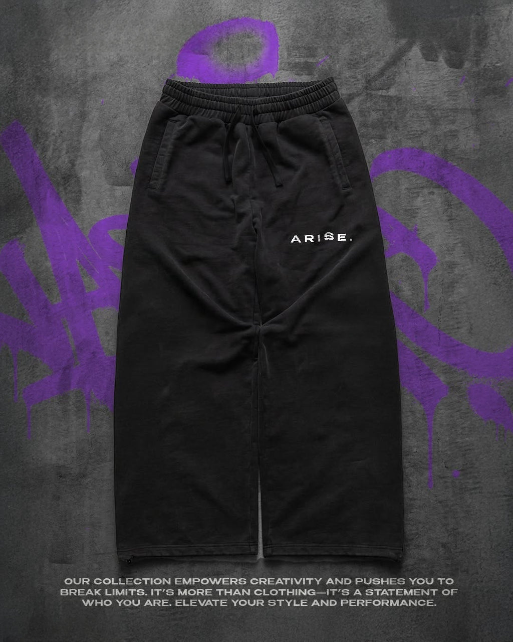 Kasaka's Venom Fang Washed Baggy Joggers