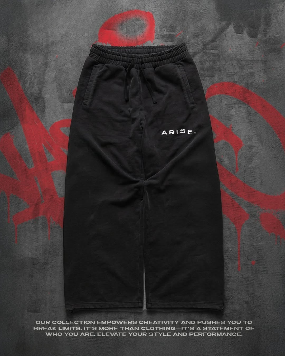 Demonic Blade Washed Baggy Joggers