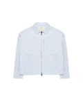 PINSTRIPE CANVAS WORKWEAR JACKET