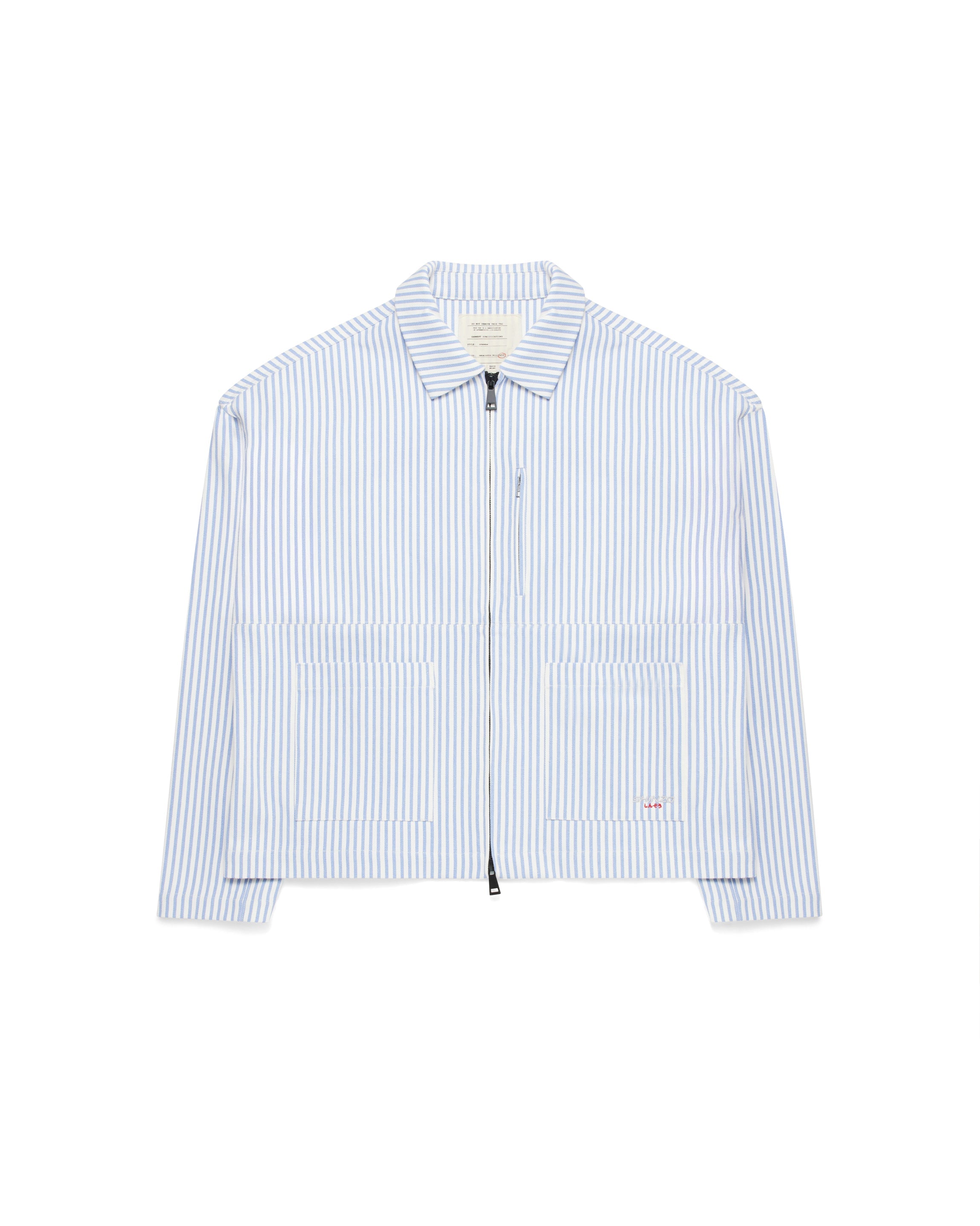 PINSTRIPE CANVAS WORKWEAR JACKET