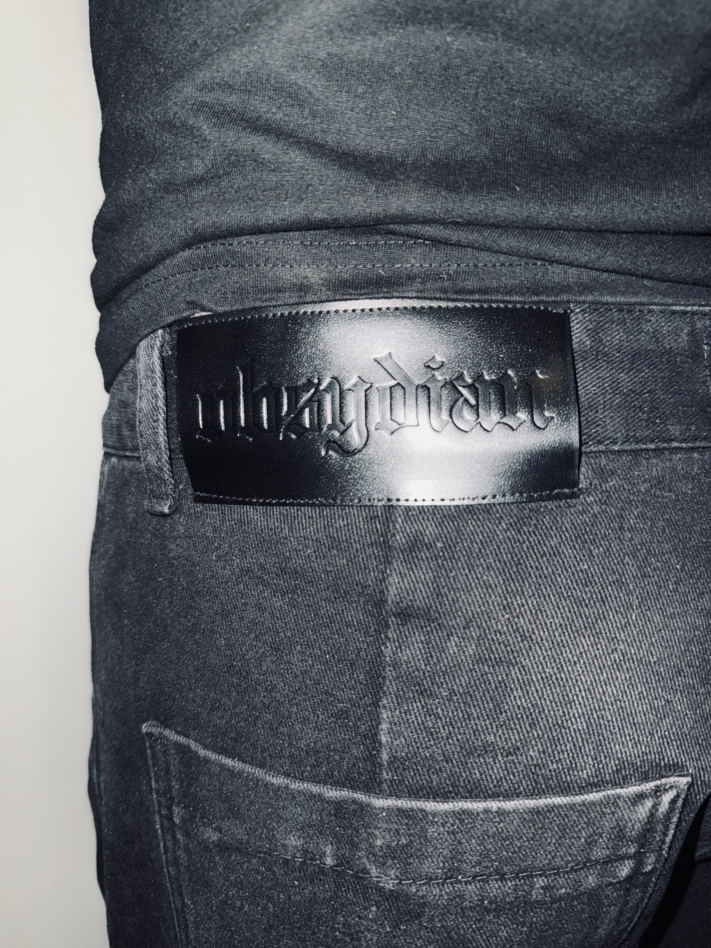 "Midnight" Black Cargo Denim