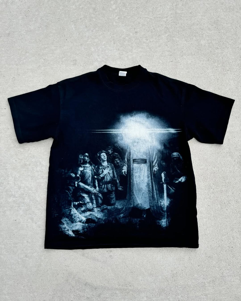 Jesus Street Print Double-Sided T-Shirt