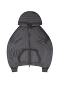GRIME ZIP HOODIE WASHED SLATE